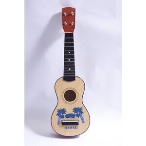 Hawaii Ukulele without Strings, Musical Instrument, 19 inches, Tropical Design